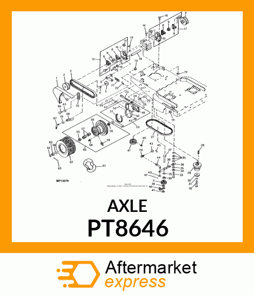 Axle PT8646