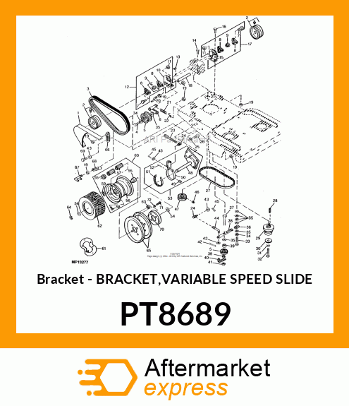 Bracket - BRACKET,VARIABLE SPEED SLIDE PT8689