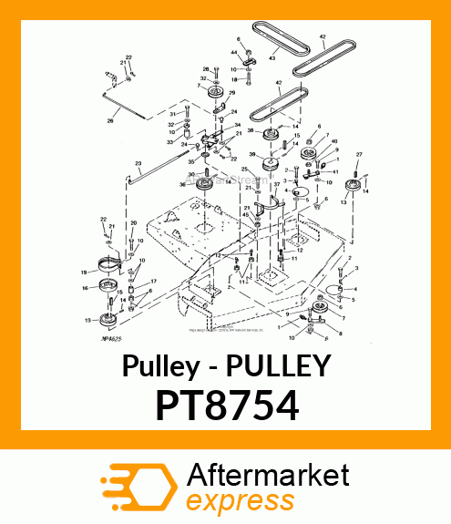 Pulley - PULLEY PT8754