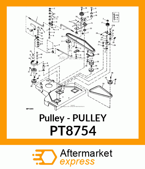 Pulley - PULLEY PT8754