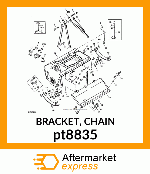 BRACKET, CHAIN pt8835