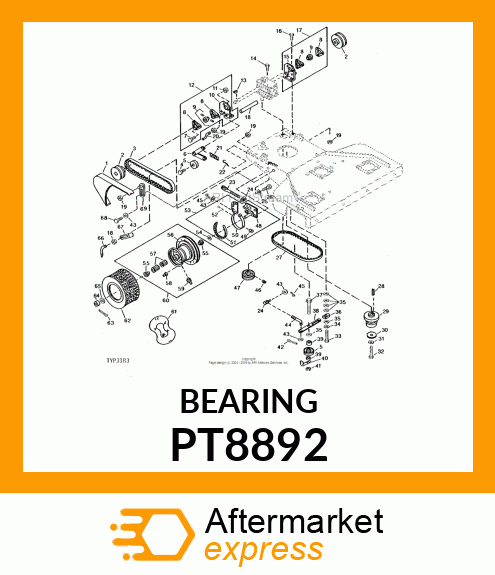 Cylindrical Roller Bearing PT8892