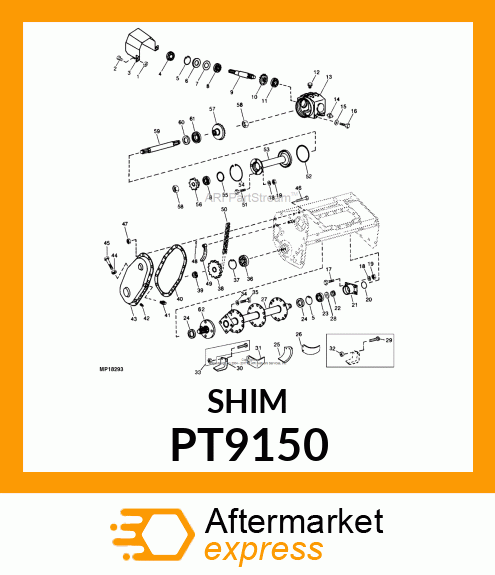 SHIM, 3MM THICK PT9150