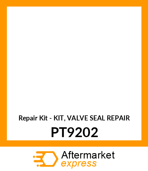Repair Kit - KIT, VALVE SEAL REPAIR PT9202