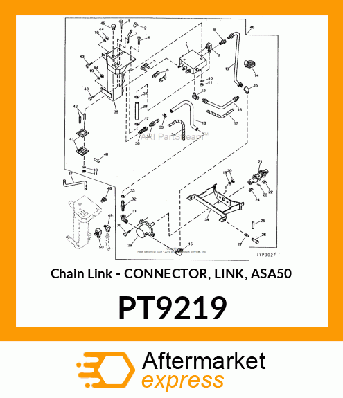 Chain Link - CONNECTOR, LINK, ASA50 PT9219