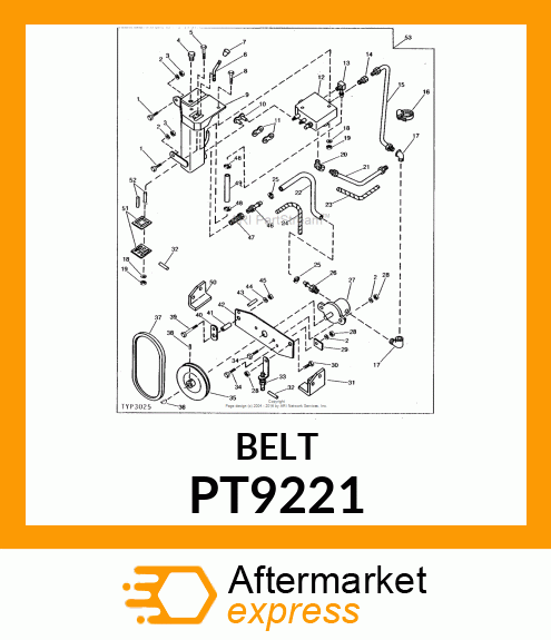 V-Belt - BELT PT9221