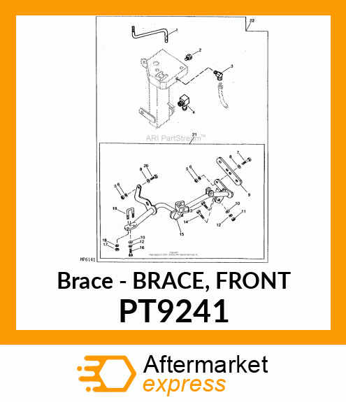 Brace - BRACE, FRONT PT9241