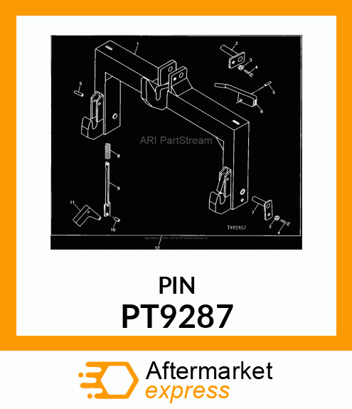 PIN,UPPER LINK PT9287