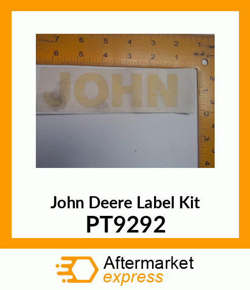 KIT,DECAL PT9292