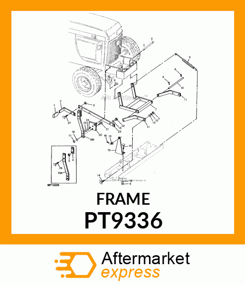 FRAME,MOUNTING PT9336