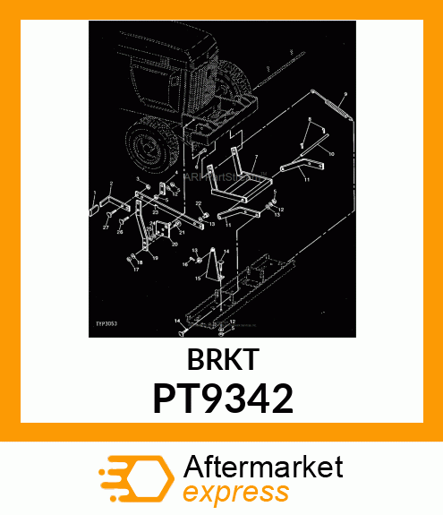 FRAME,MOUNTING PT9342