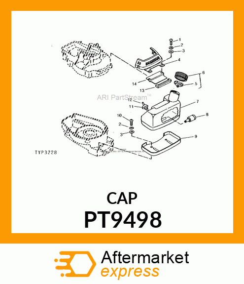 Filler Cap - CAP,FUEL TANK (RED) PT9498