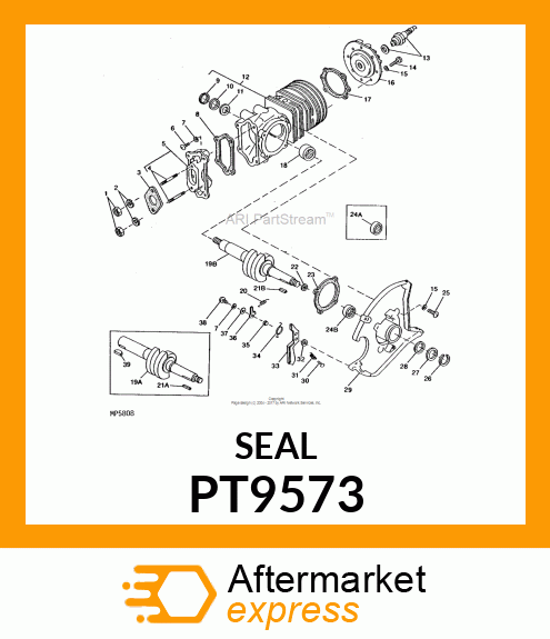 Seal - CRANKSHAFT SEAL PT9573