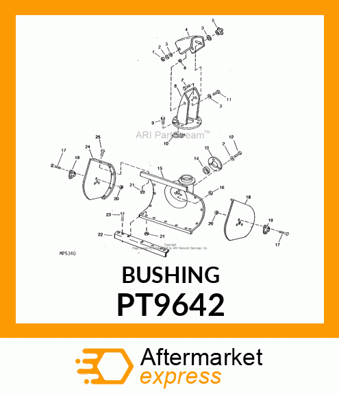 Bushing - BUSHING,AXLE PT9642