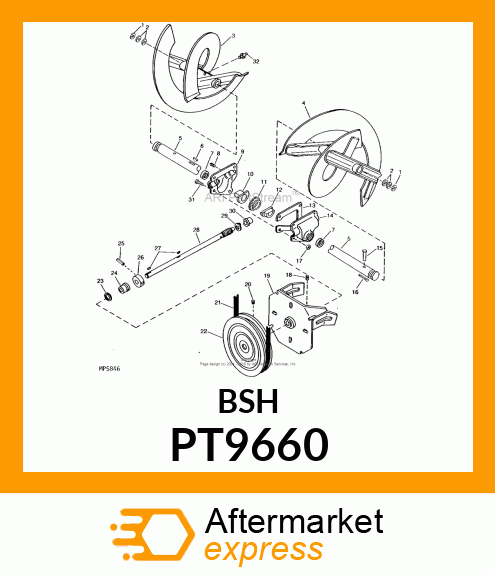 Bushing - BUSHING,FLANGE PT9660