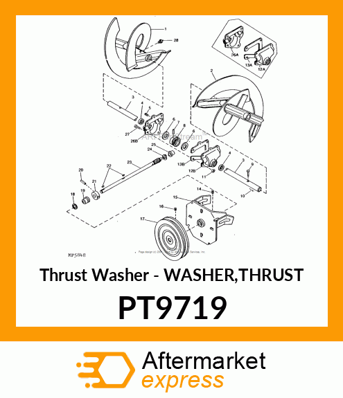 Washer Thrust PT9719