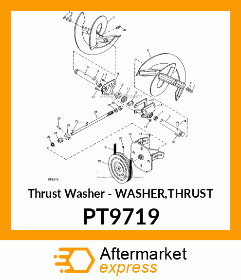 Washer Thrust PT9719