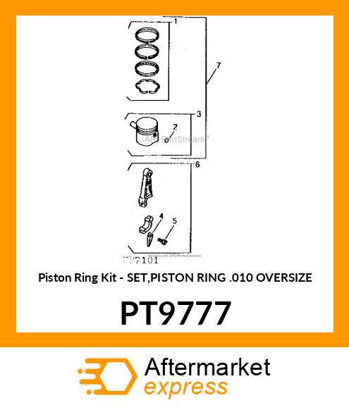 Kit Piston Ring PT9777