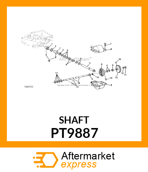 Drive Shaft PT9887