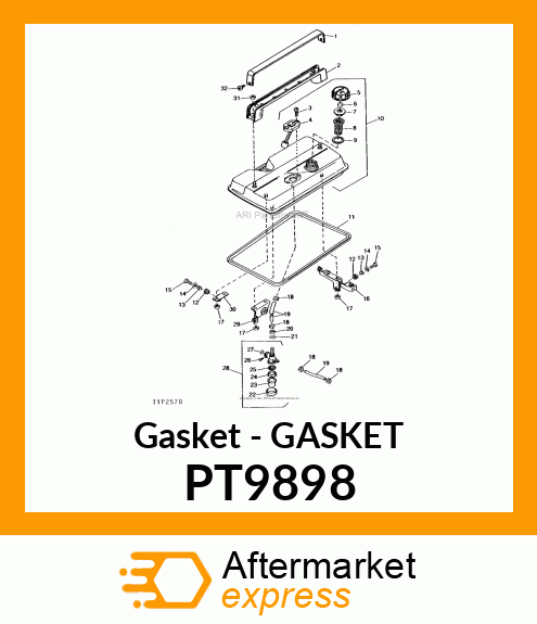 Gasket - GASKET PT9898