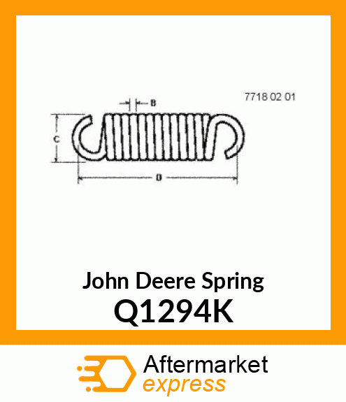 SPRING, (REEL IDLER) Q1294K