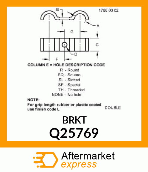 CLAMP, CLAMP LOWER Q25769