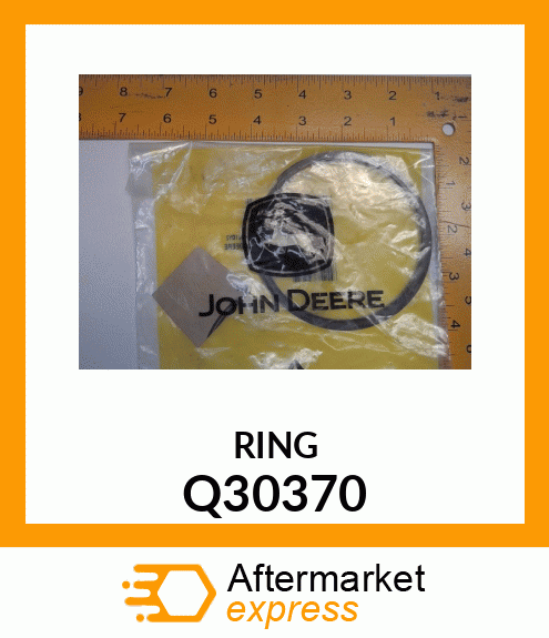 SNAP RING, RING SEAL Q30370