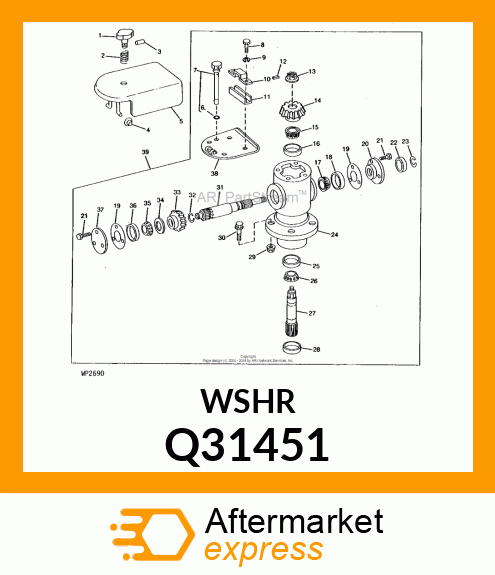 WASHER, THRUST WASHER Q31451