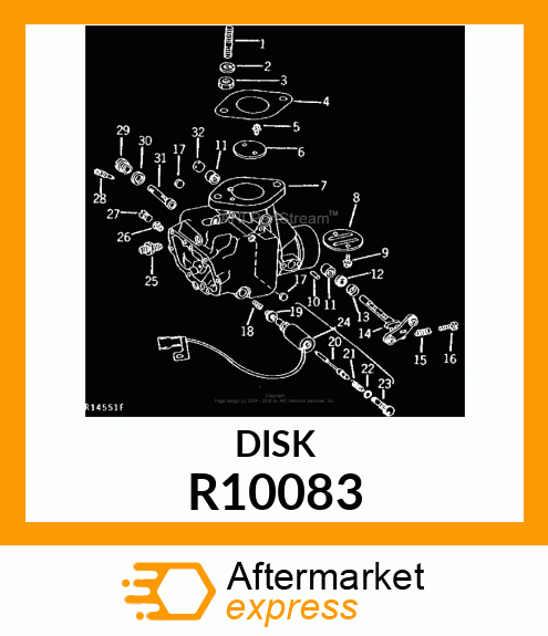 DISK, THROTTLE R10083