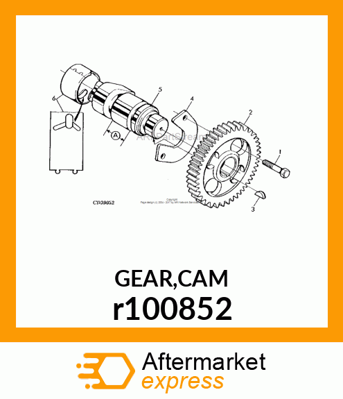 GEAR,CAM r100852