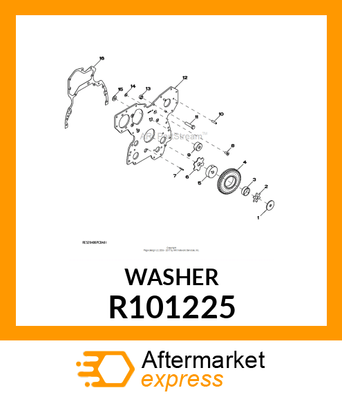 THRUST WASHER R101225
