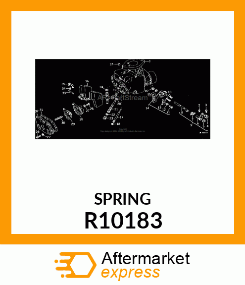 SPRING, CHOKE RETURN R10183