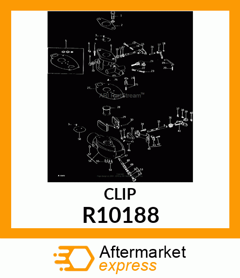 CLIP, CHOKE BRACKET R10188