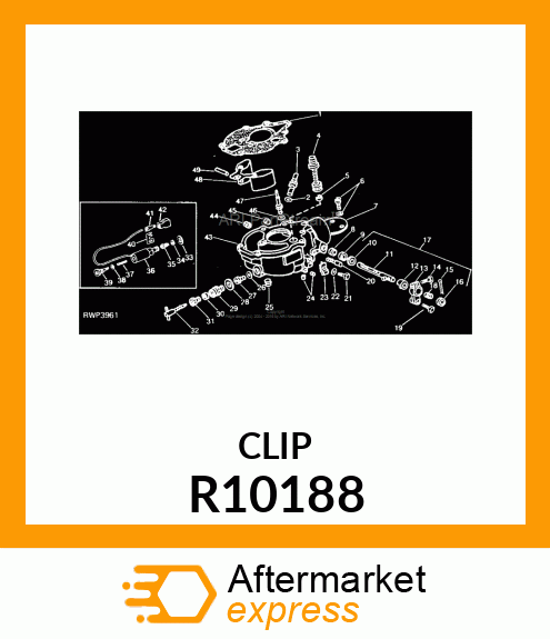 CLIP, CHOKE BRACKET R10188