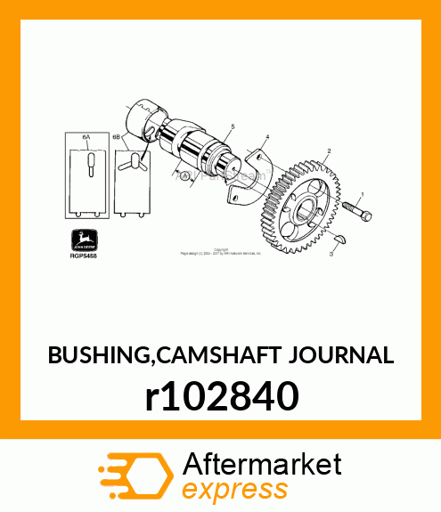 BUSHING,CAMSHAFT JOURNAL r102840