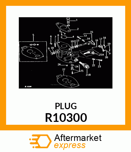 CUP, THROTTLE SHAFT R10300