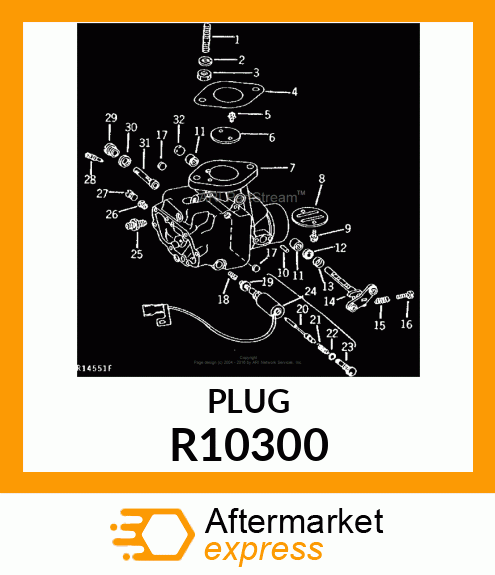 CUP, THROTTLE SHAFT R10300