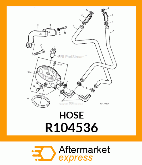 TUYAU FLEXIBLE R104536