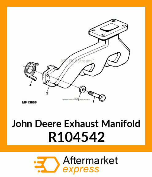 EXHAUST MANIFOLD R104542