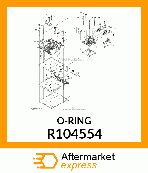 Ring - PACKING, O-RING R104554