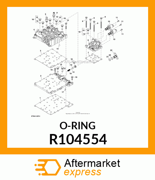 Ring - PACKING, O-RING R104554