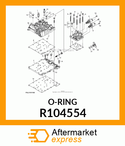 Ring - PACKING, O-RING R104554