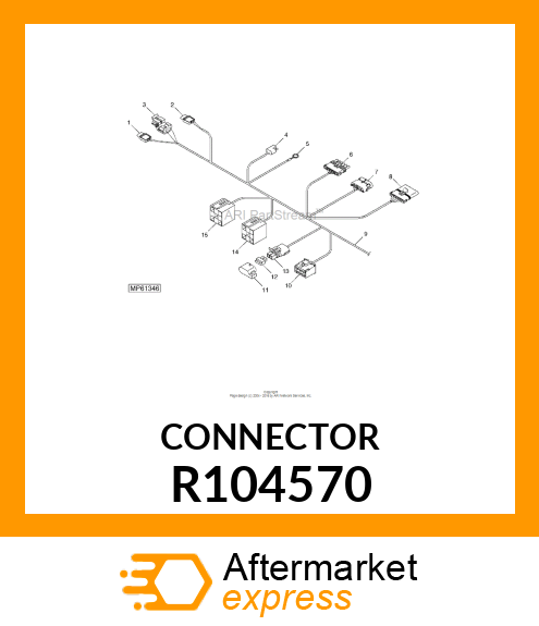 ELECTRICAL CONNECTOR ASSY, FUSE BOD R104570