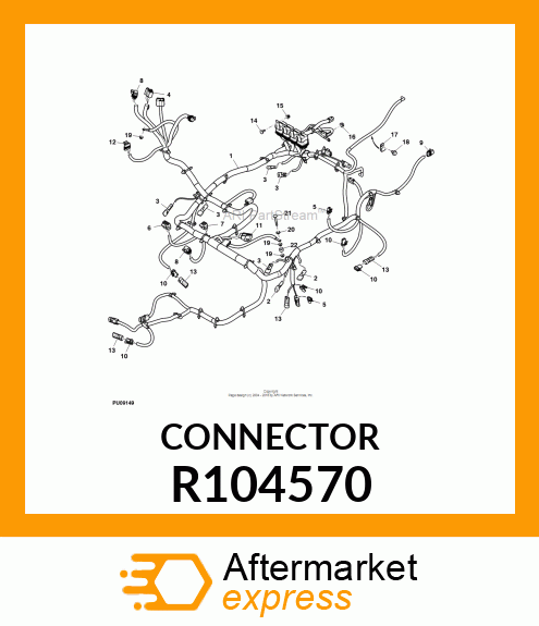 ELECTRICAL CONNECTOR ASSY, FUSE BOD R104570