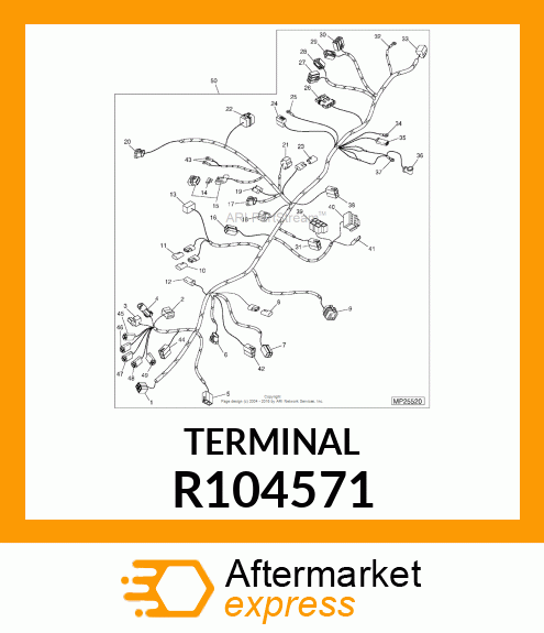 ELEC. CONNECTOR TERMINAL, ELEC. CON R104571