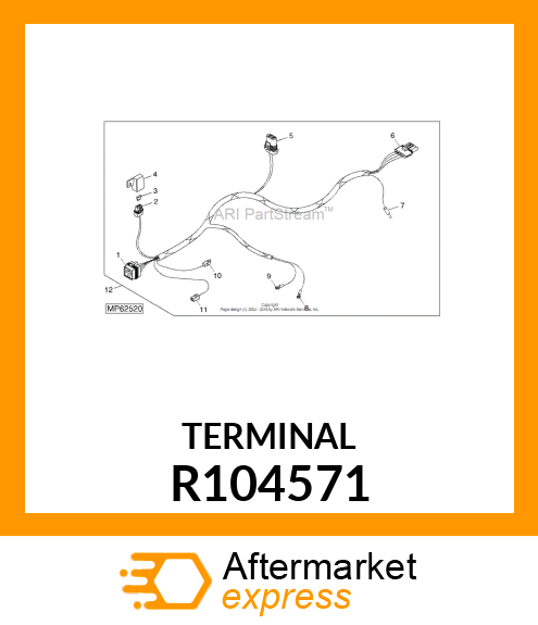 ELEC. CONNECTOR TERMINAL, ELEC. CON R104571