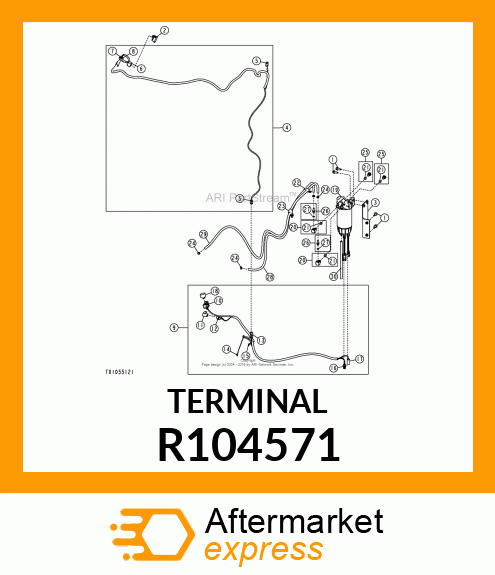 ELEC. CONNECTOR TERMINAL, ELEC. CON R104571