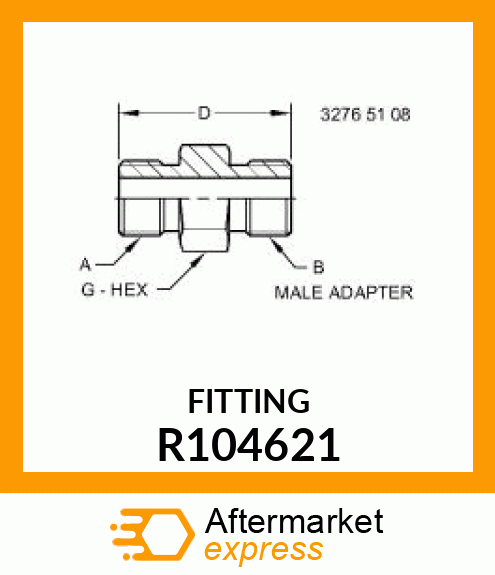 ADAPTER FITTING R104621