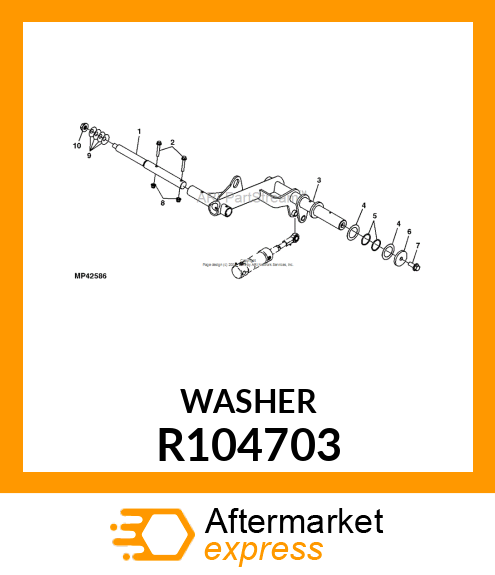 THRUST WASHER R104703