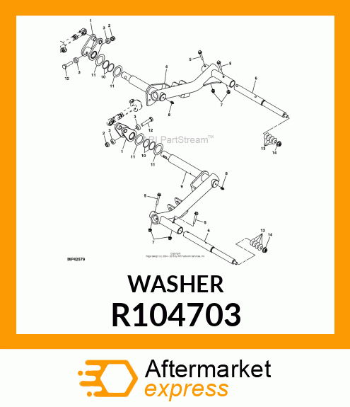 THRUST WASHER R104703